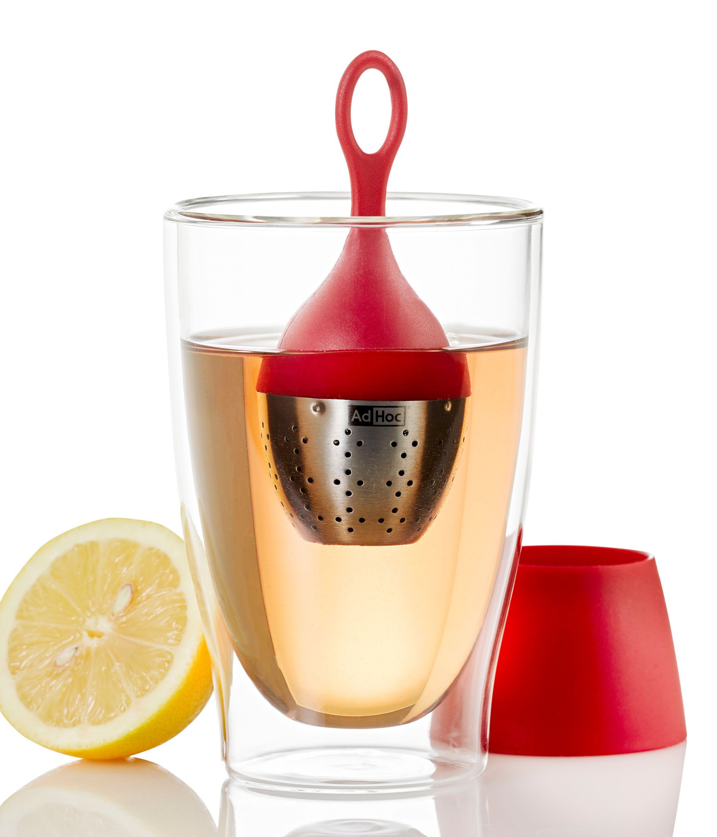 AdHoc Teesieb Schwimmender Teefilter Floatea, Edelstahl, Kunststoff