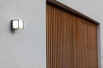 LUTEC LED Außen-Wandleuchte DOBLO, LED fest integriert