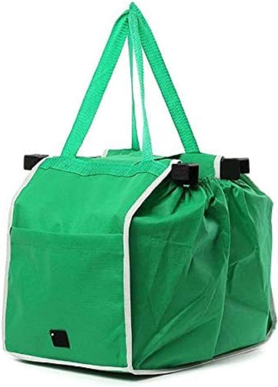 Provance Einkaufskorb Faltbare Einkaufswagentasche universal passend grün 55x29x24cm