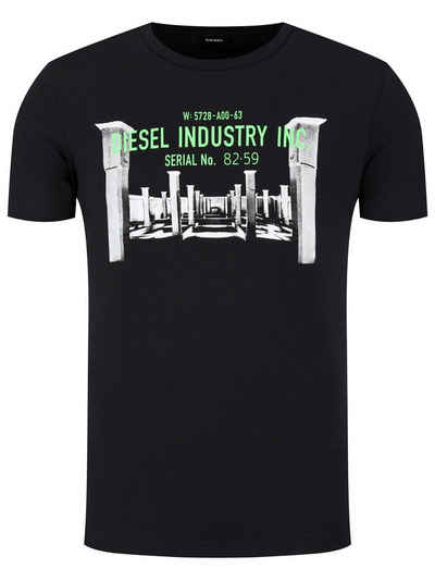 Diesel T-Shirt »Regular Fit Rundhals T-DIEGO-S13 Schwarz«