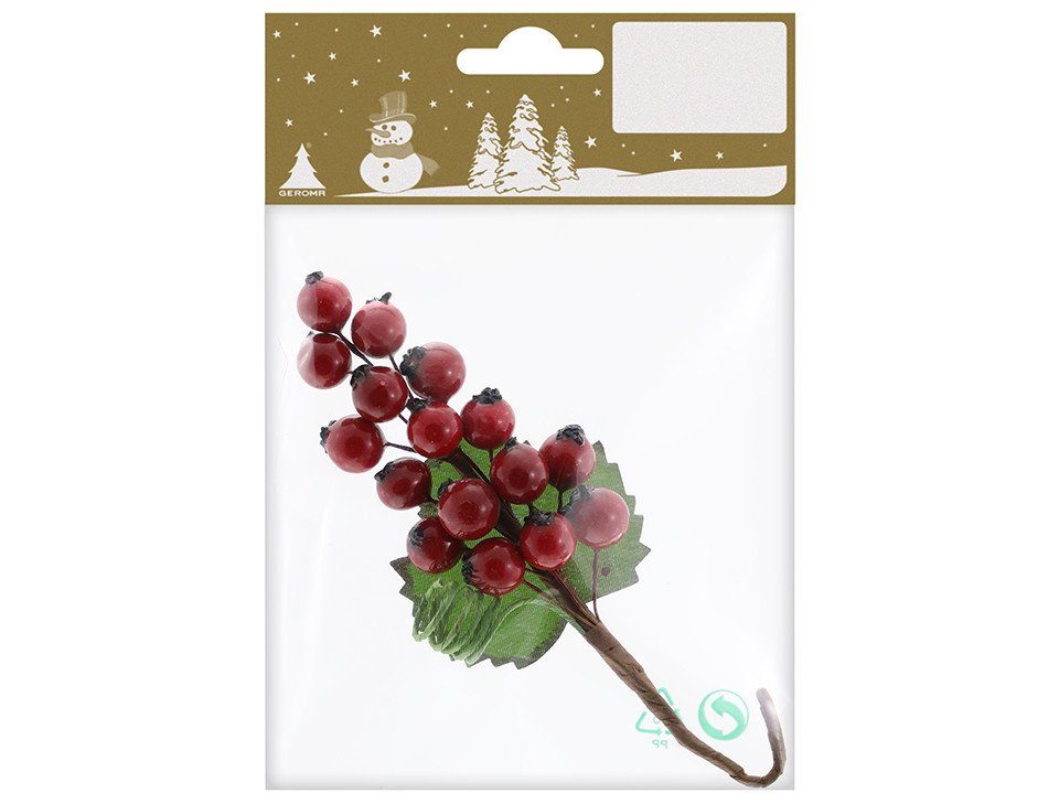 Rodermund Christbaumschmuck Beerentuff rot 10 mm, 16 Stück günstig online kaufen