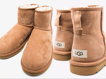 UGG UGG Boots Classic Mini Boot Shearling Chestnut Suede Stiefel Schuhe Sh Sneaker