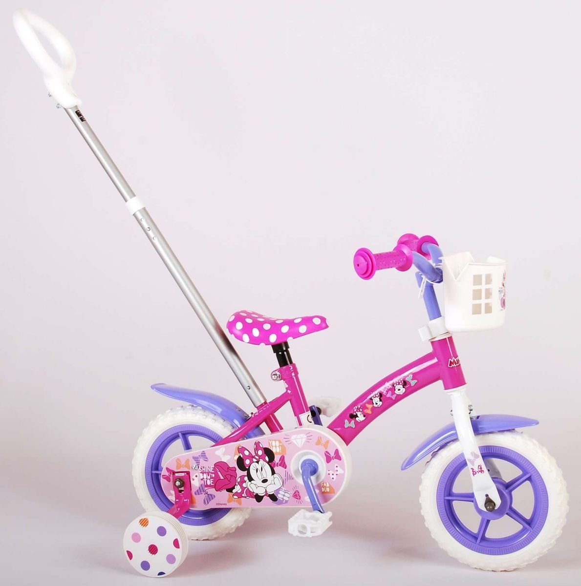 10 Zoll Kinderfahrrad Fahrrad Mädchenfahrrad Disney Minnie Mouse Maus Bike Rad 