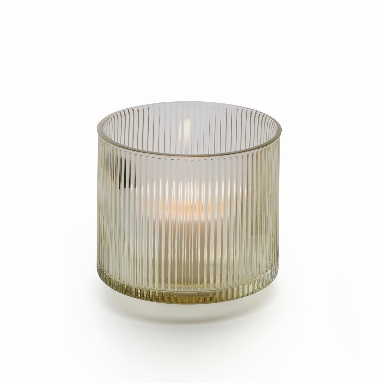 Windlicht Line Lime S