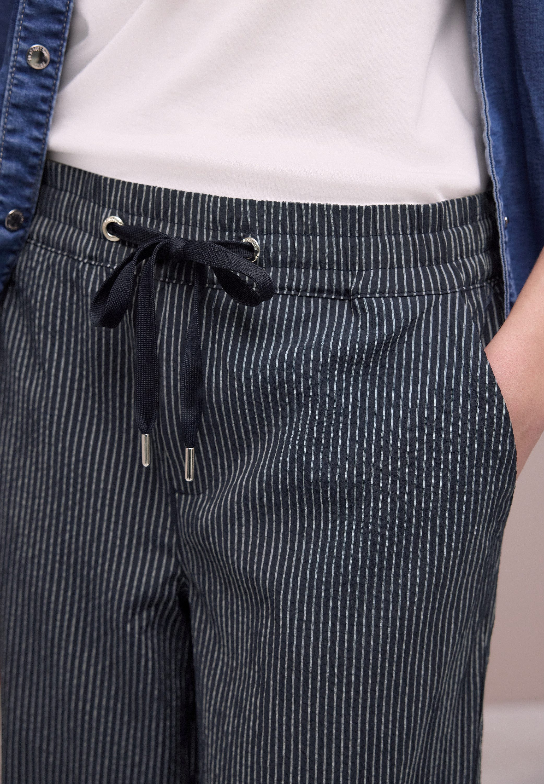 STREET ONE Stoffhose Style Emee mit elastischem Bund