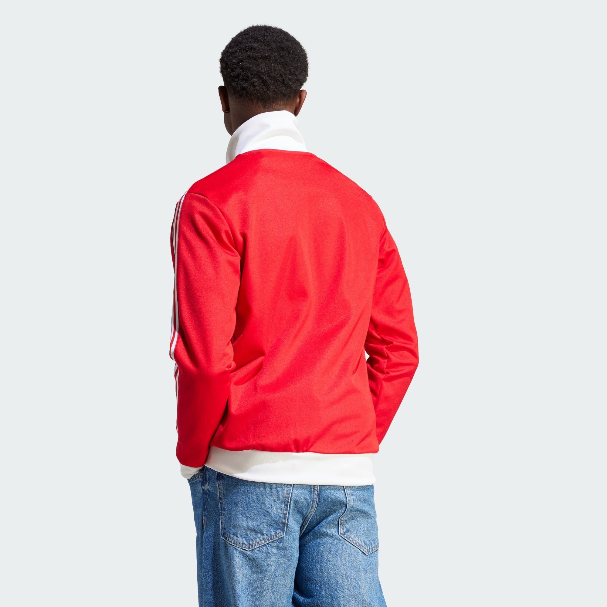 adidas Originals ORIGINALS Trainingsjacke Better BECKENBAUER / ADICOLOR CLASSICS JACKE White Scarlet