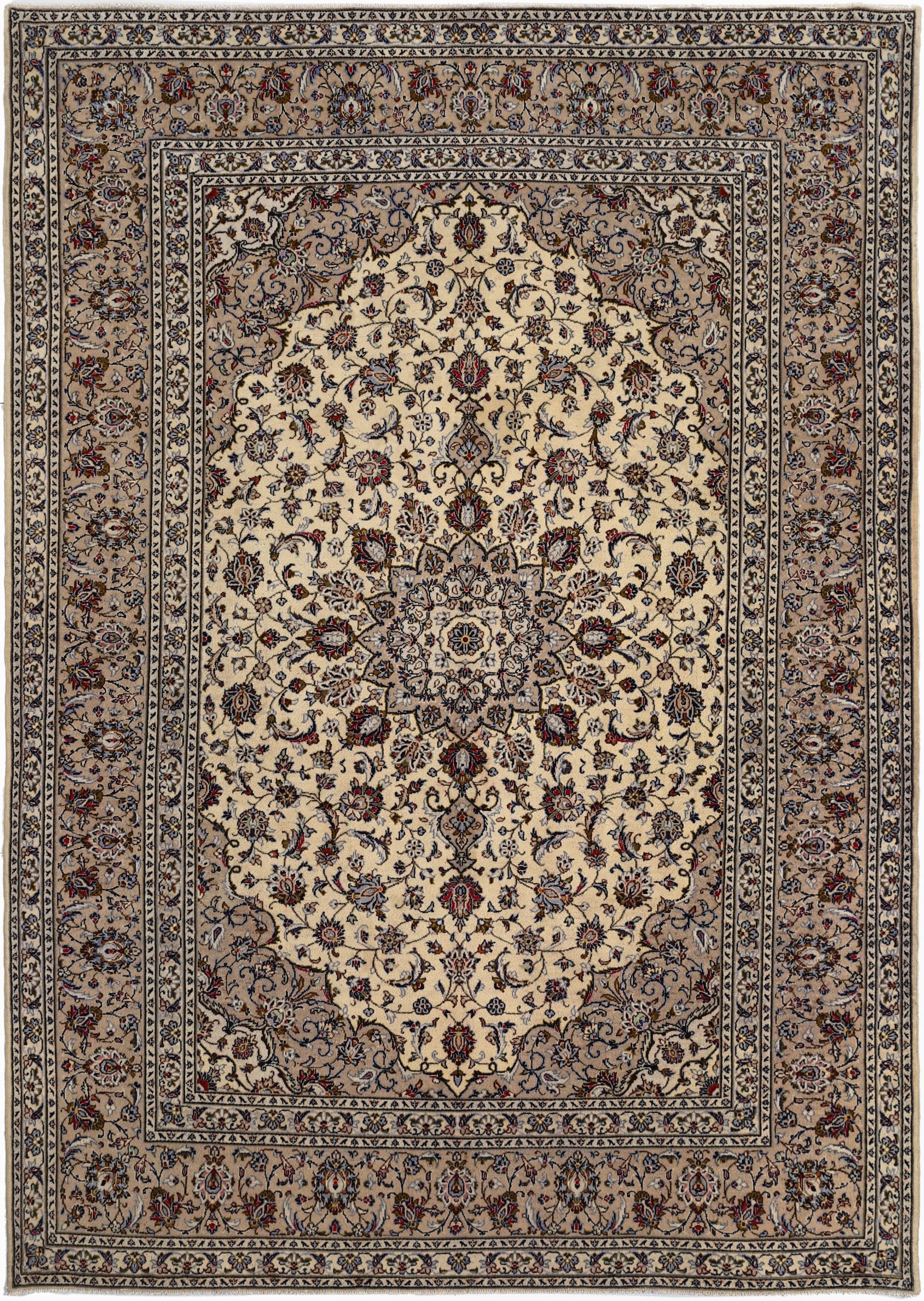 Carpet Avenue Teppich Keshan Patina 348x242, Rechteck, Höhe: 7 mm
