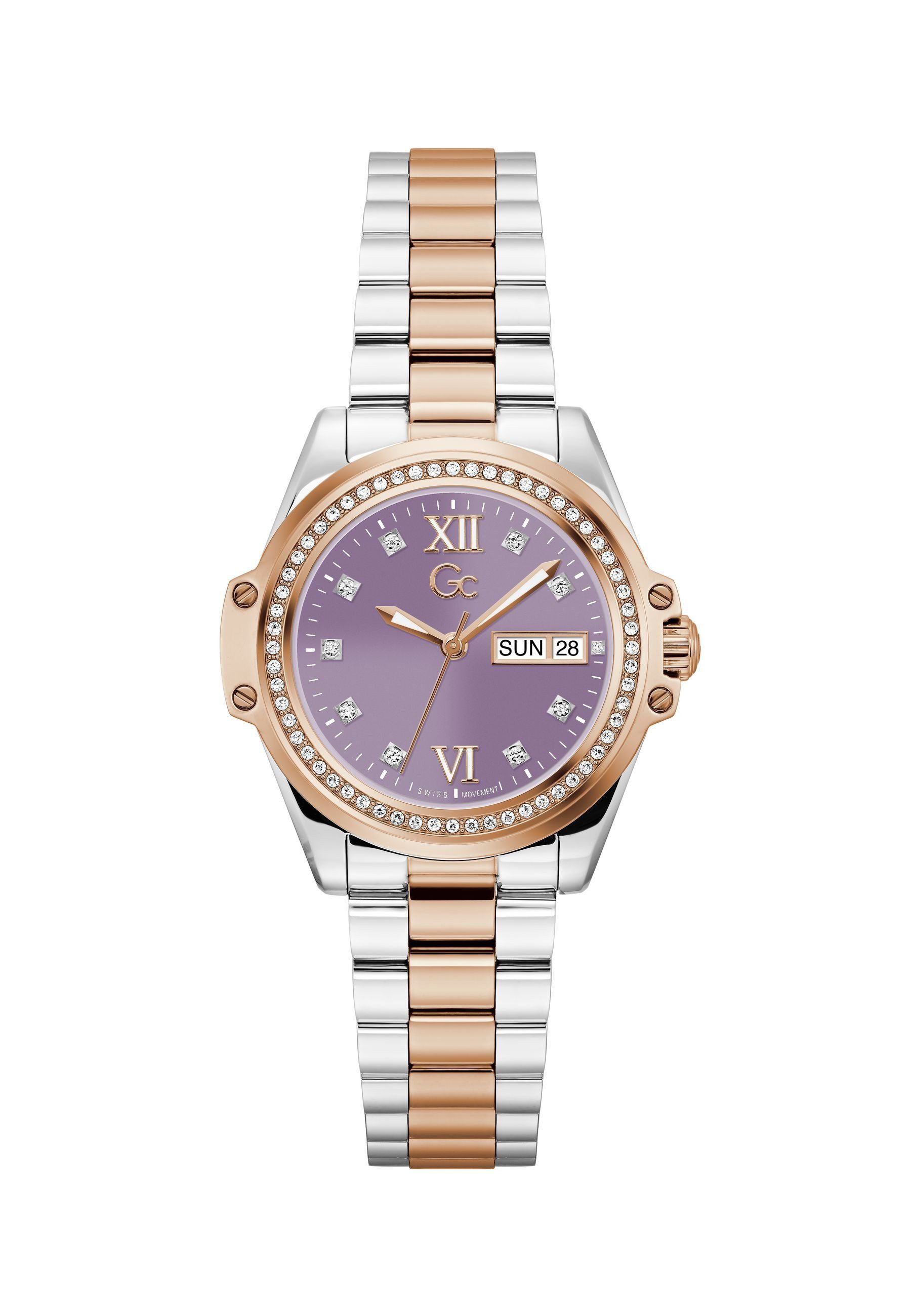 Guess Quarzuhr Gc Bolt Lady, (1-tlg., Not a set – not applicable to this product), Quartz Analog