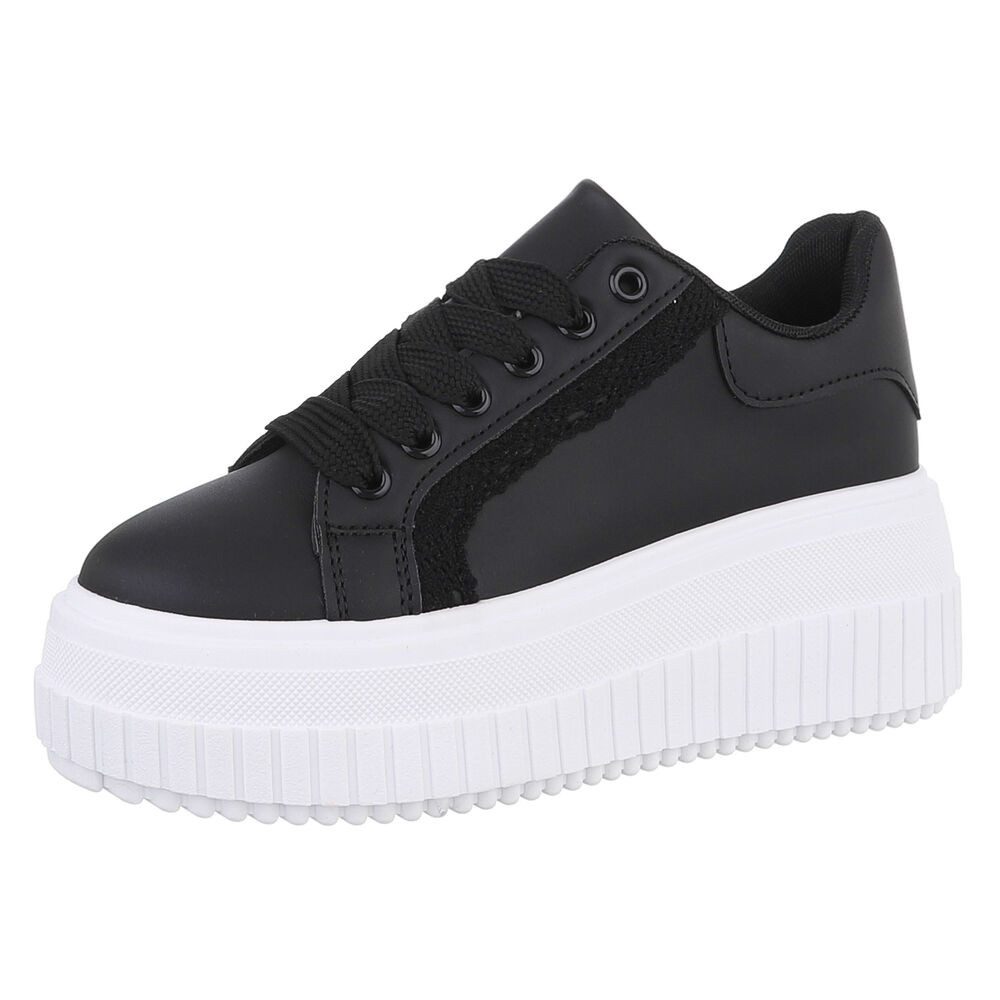 Ital-Design Damen Low-Top Freizeit Sneaker (88460294) Keilabsatz/Wedge Snea günstig online kaufen