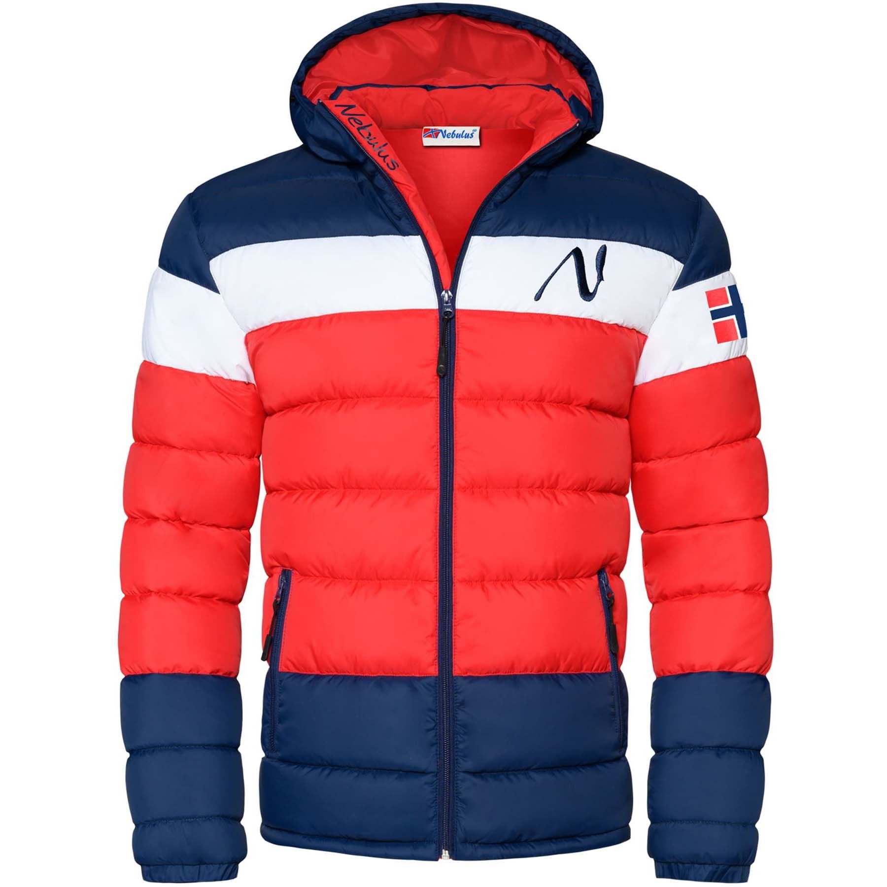 Nebulus Winterjacke MIXUP, P4830 - Herren, rot-blau, L