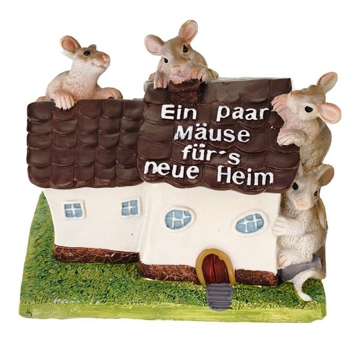 Kremers Schatzkiste Spardose Kremers Schatzkiste Haus Spardose Für's neue Heim mit Mäusen Wohnung Sparkasse Sparschwein