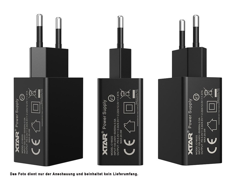 XTAR PD20W (Power Delivery) USB-C Netzteil mit Schnellladefunktion USB-Ladegerät (1-tlg)