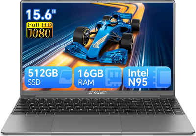 TECLAST F16Pro bis zu 3,40 GHz, Hintergrundbeleuchtung Tastatur Notebook (Intel, Celeron N95, 512 GB SSD, FHD 1920x1080 IPS, WiFi 6/BT5.0/Type C/USB3.0 * 2)