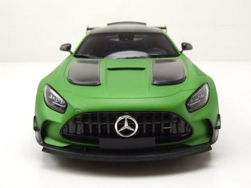 Minichamps Modellauto Mercedes AMG GT Black Series 2020 matt grün metallic Modellauto 1:18, Maßstab 1:18
