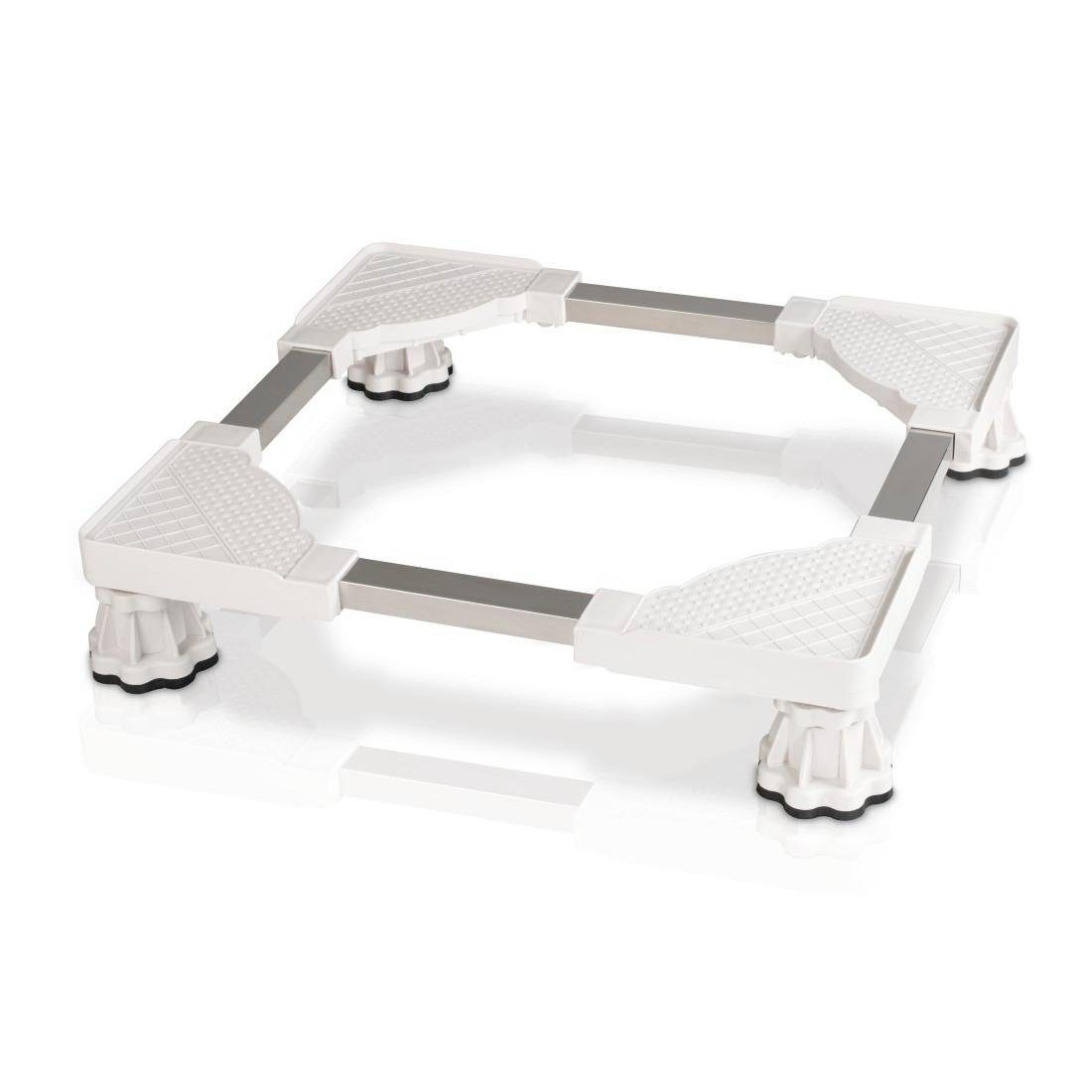 Xavax Unterbausockel Untergestell für Waschmaschine, Trockner und Kühlschrank, Hausgerätesockel verstellbar