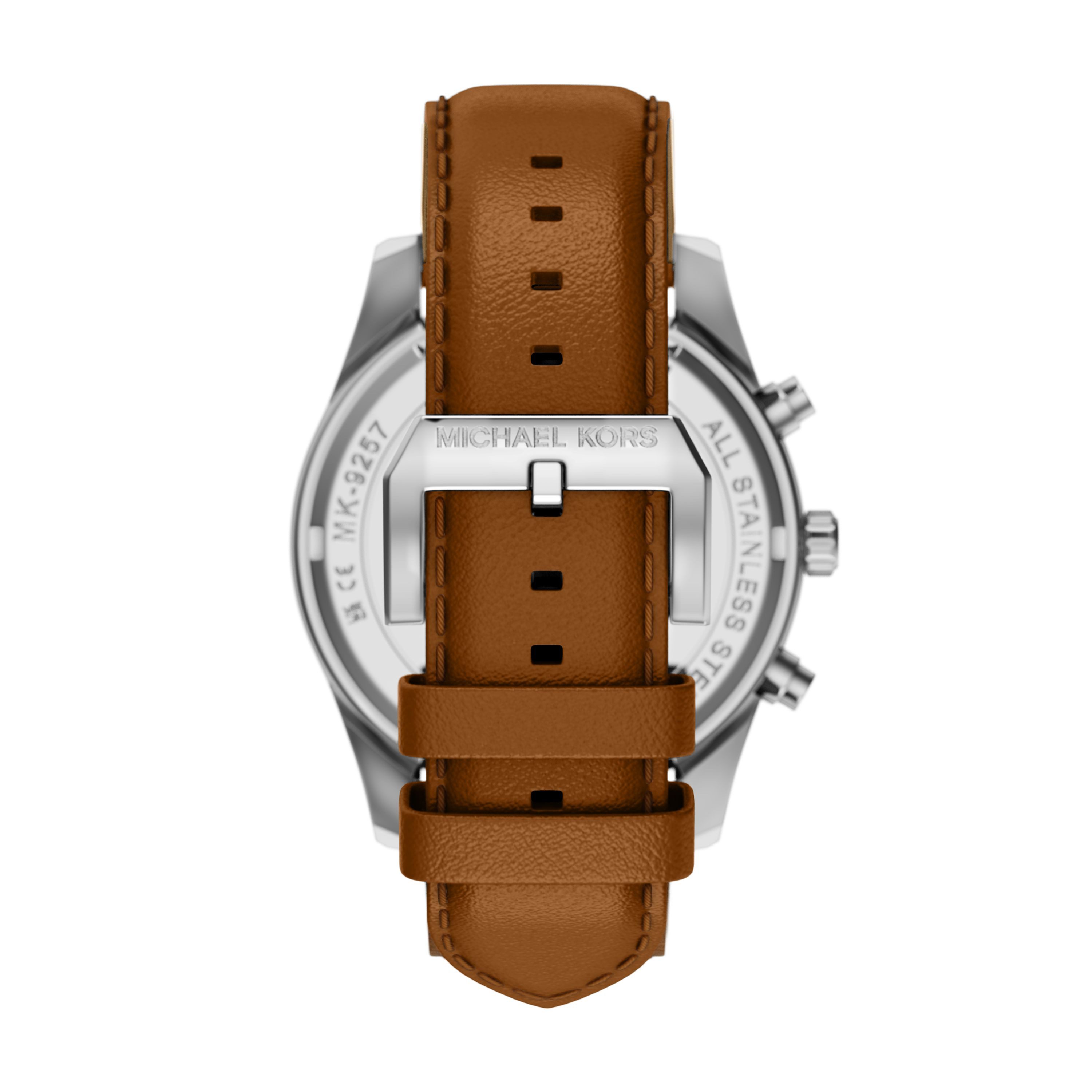 MICHAEL KORS Chronograph LEXINGTON MK9257, Quarzuhr, Armbanduhr, Herrenuhr, Lederarmband, analog, Tag