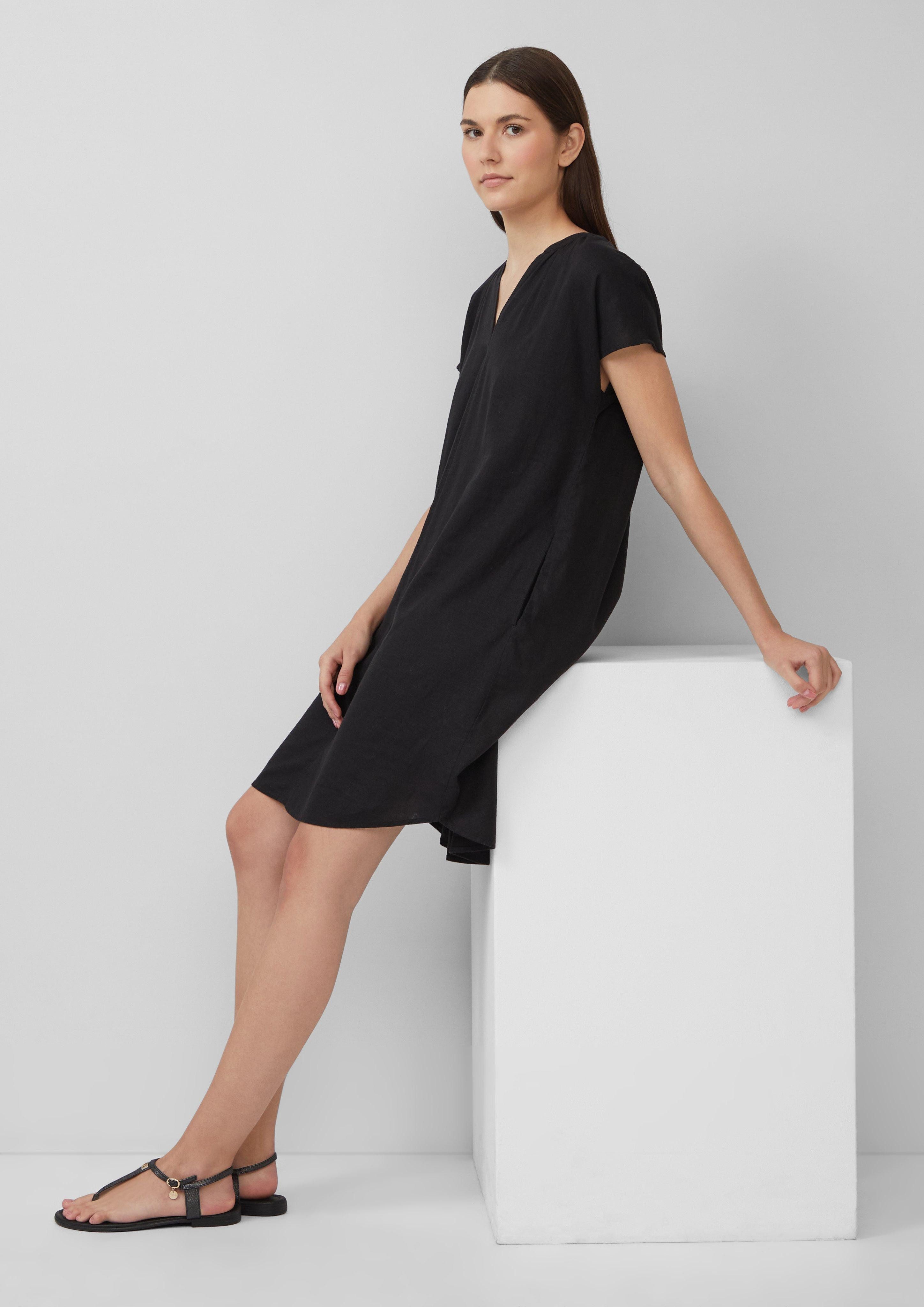 s.Oliver Minikleid Blusenkleid aus Leinenmix mit günstig online kaufen