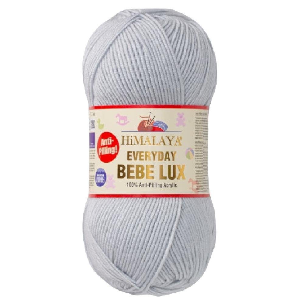Himalaya Strickfein Himalaya Everyday Bebe Lux Strickgarn 70430 Grau Blau Häkelwolle