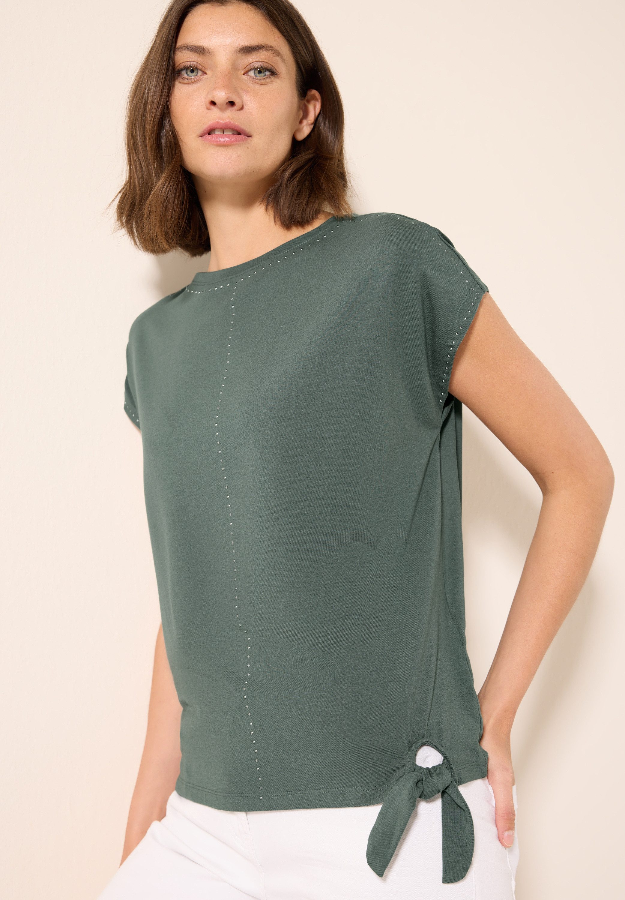 CECIL T-Shirt mit Dekosteinen günstig online kaufen