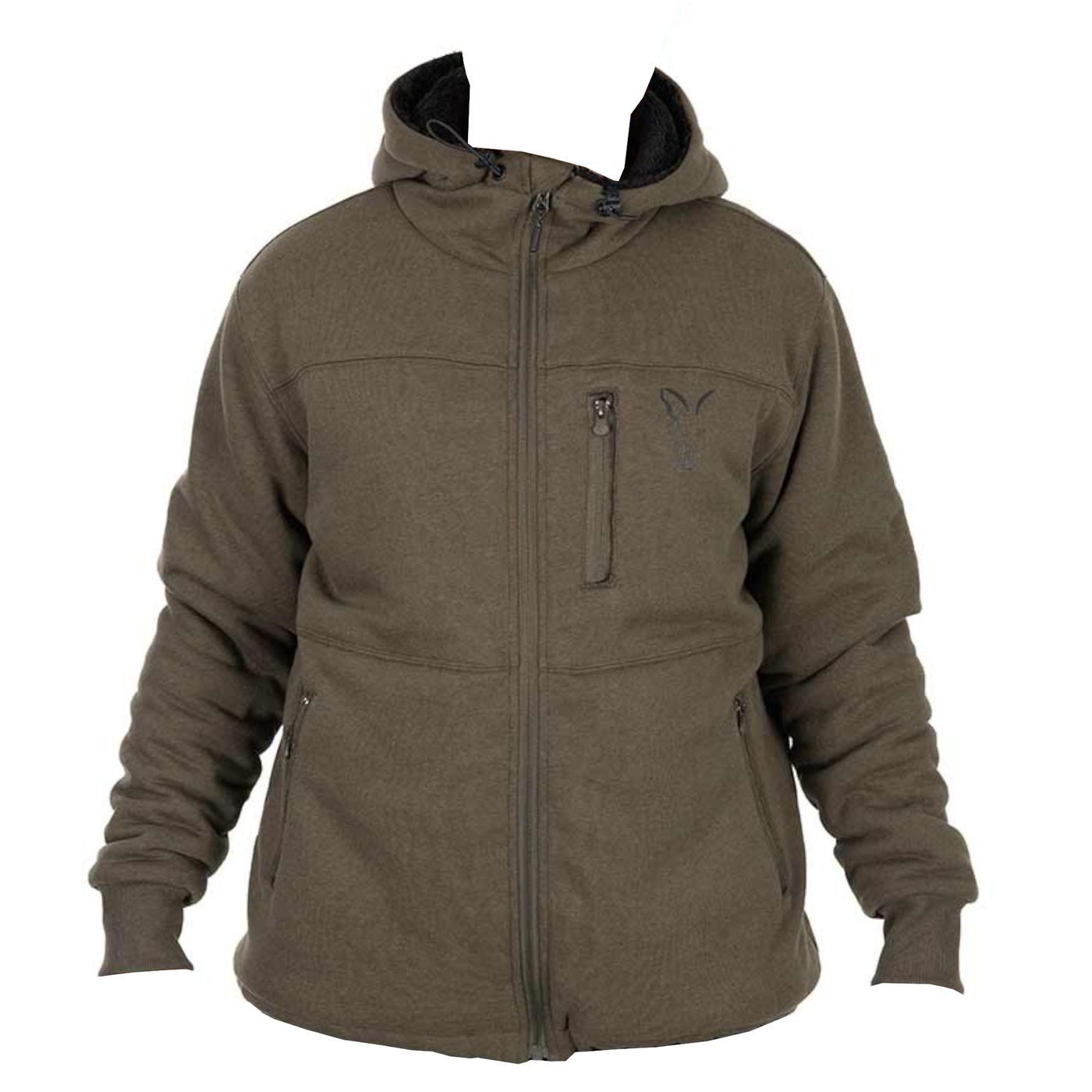 FOX International Outdoorjacke Fox Collection Sherpa Jacket Green and Black - Angeljacke