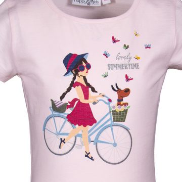 happy girls T-Shirt Happy Girls T-Shirt Rose Lovely Summertime 110