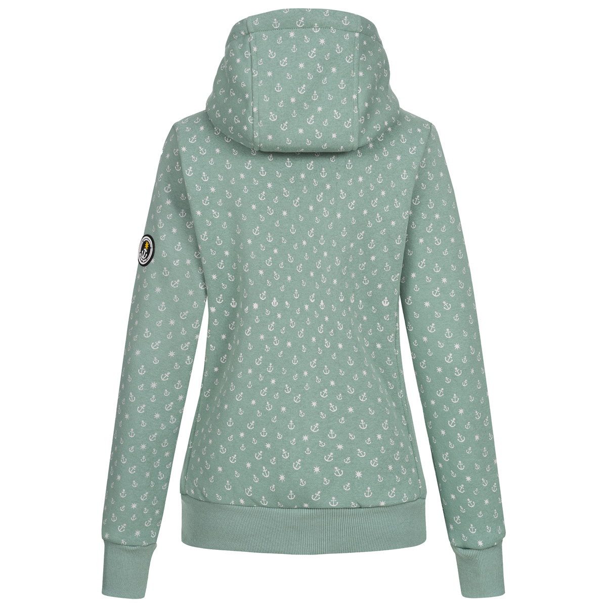 ankerglut Fleecejacke Ankerglut Freundschaft Damen Sweatshirt Jacke