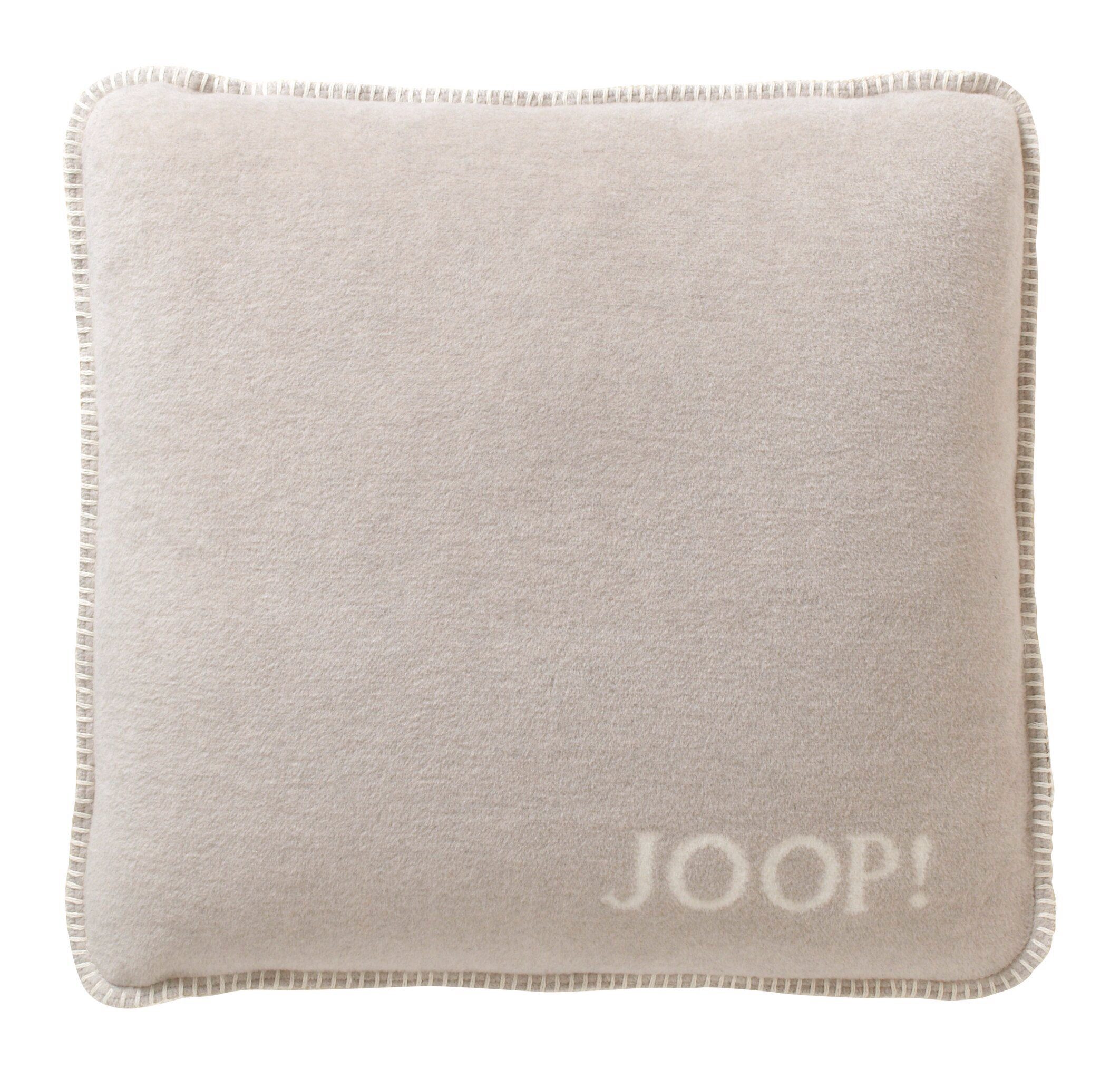 Joop! Dekokissen JOOP! LIVING - UNI-DOUBLEFACE Kissen Feder-Ecru