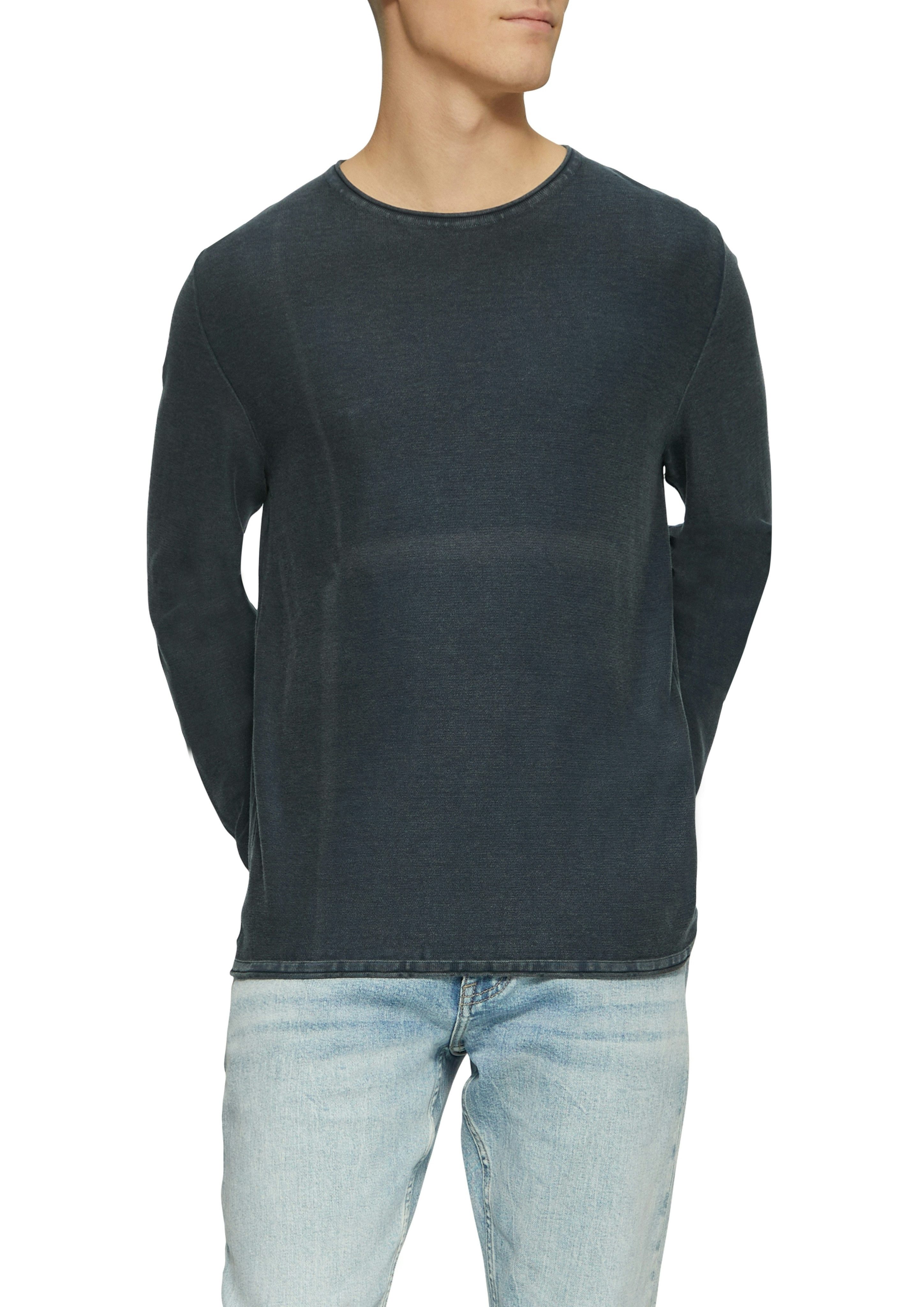 QS Strickpullover mit Rollkante