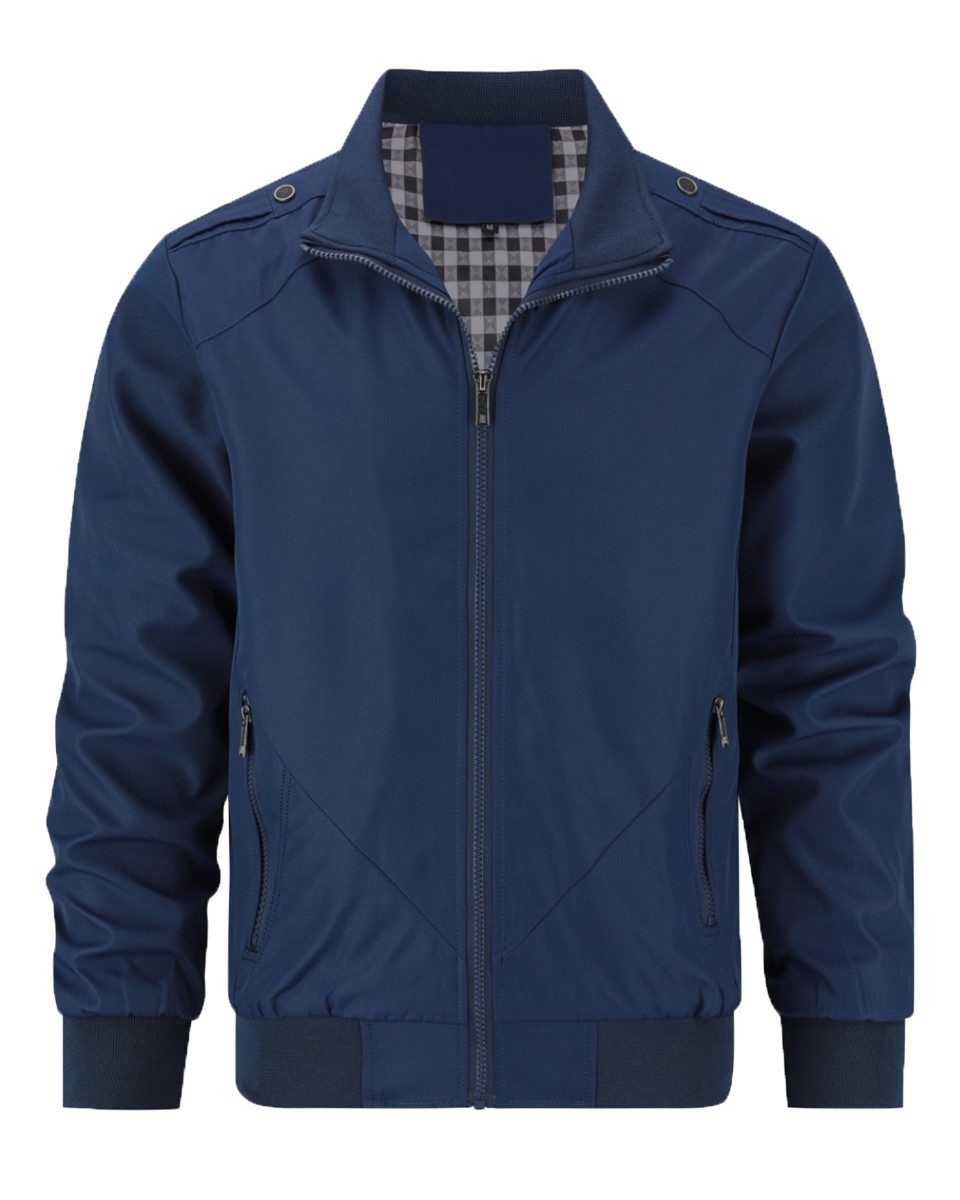 Ultum Herren Bomberjacke - Leichte Übergangsjacke Mit Reißverschluss & Ärmeltasche