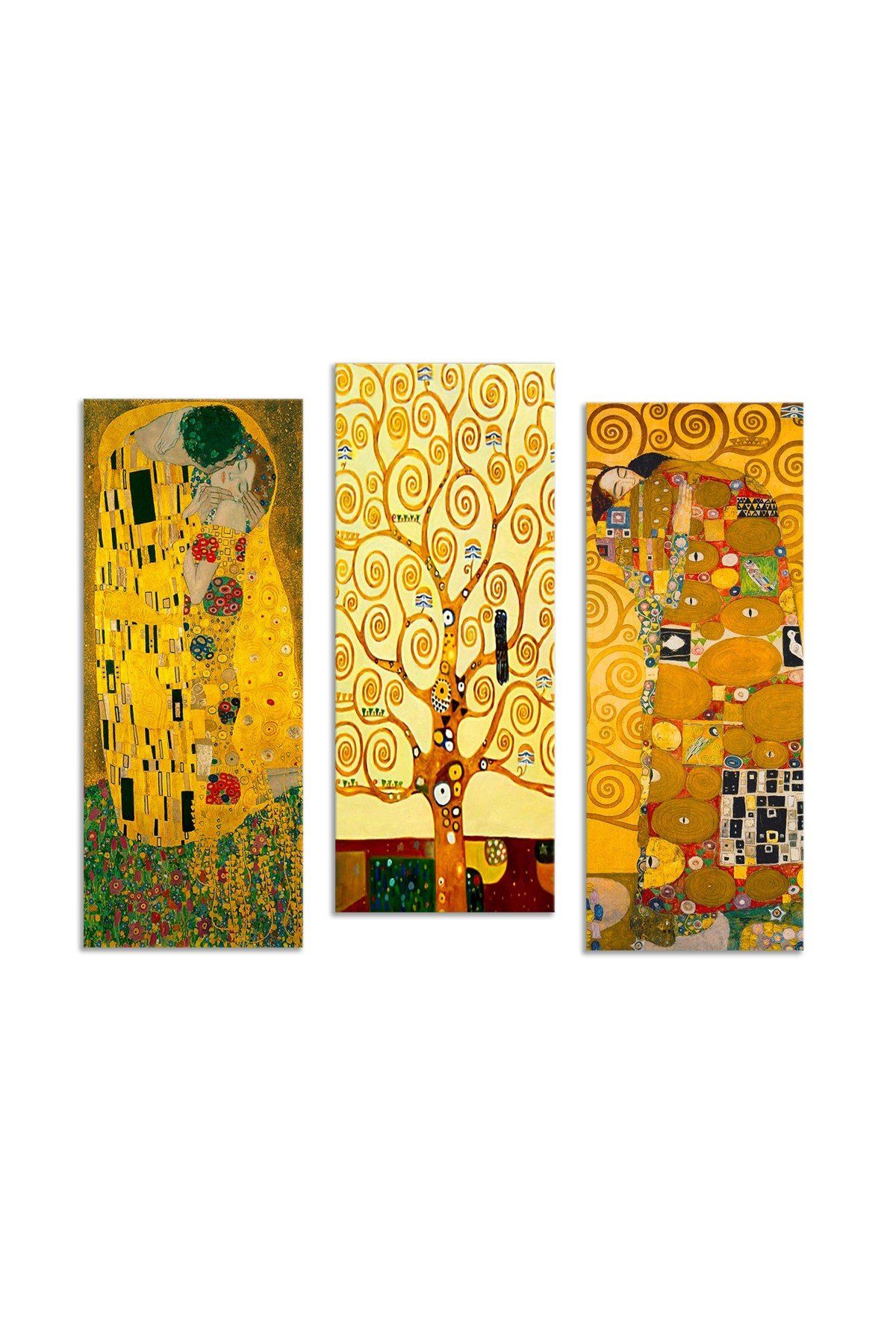 Wallity Leinwandbild 100% MDF (Thickness: 3 mm), 20 x 50 cm (3 Pieces) V516 günstig online kaufen