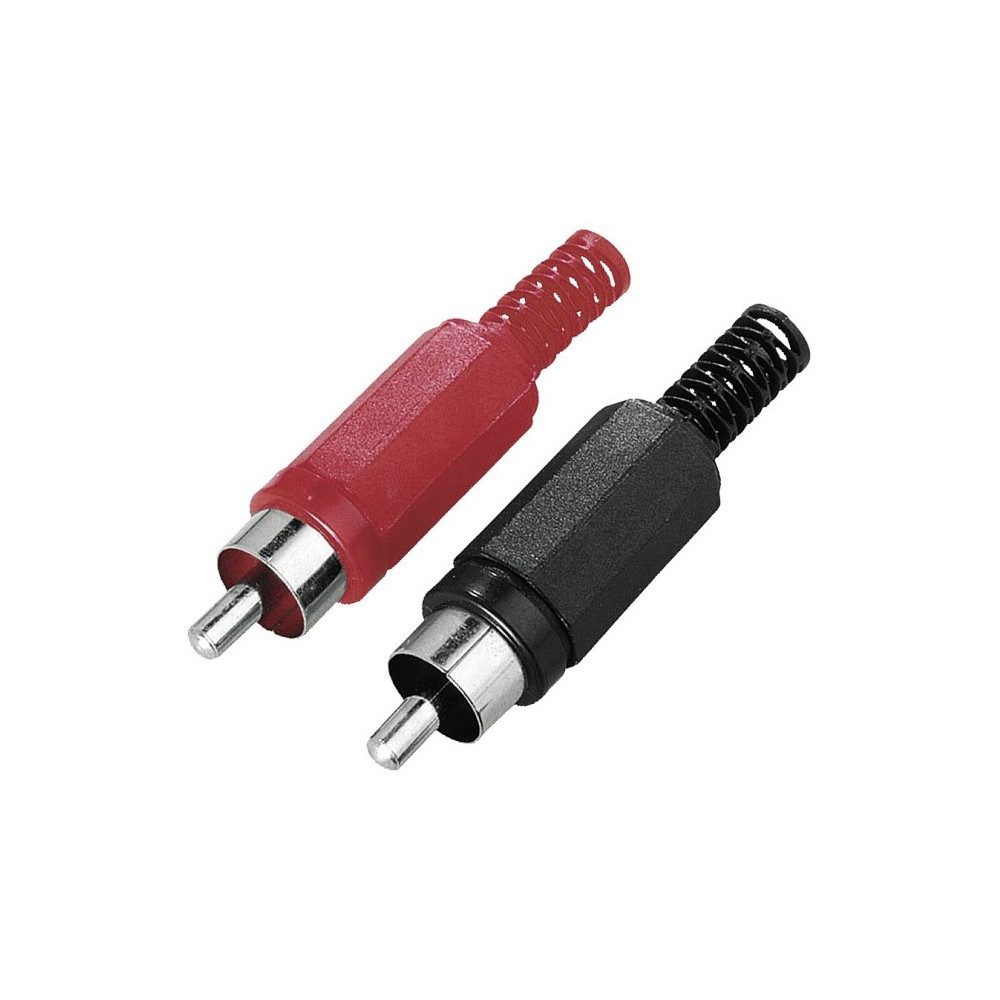 Hama Cinch-Stecker 2 Stück für Audio-/Videoübertragung. Audio- & Video-Adapter