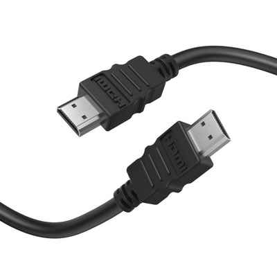 Hama 3m High-Speed HDMI-Kabel Anschluss-Kabel Video-Kabel, HDMI, (300 cm), 3D HD-TV Full-HD TV 1080p PC