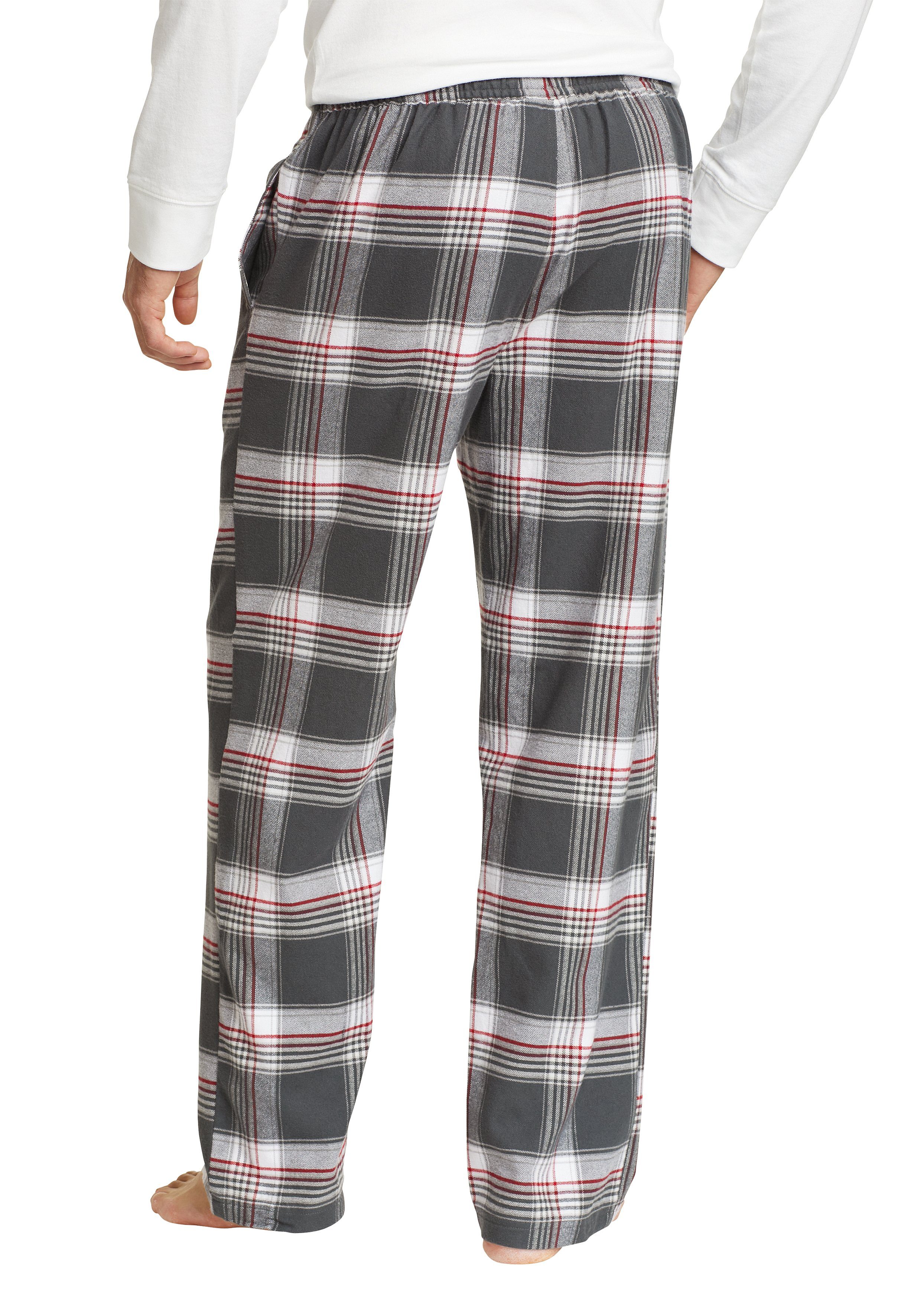 Pyjamahose Flannel Bauer Rauch Eddie mit Sleepwear