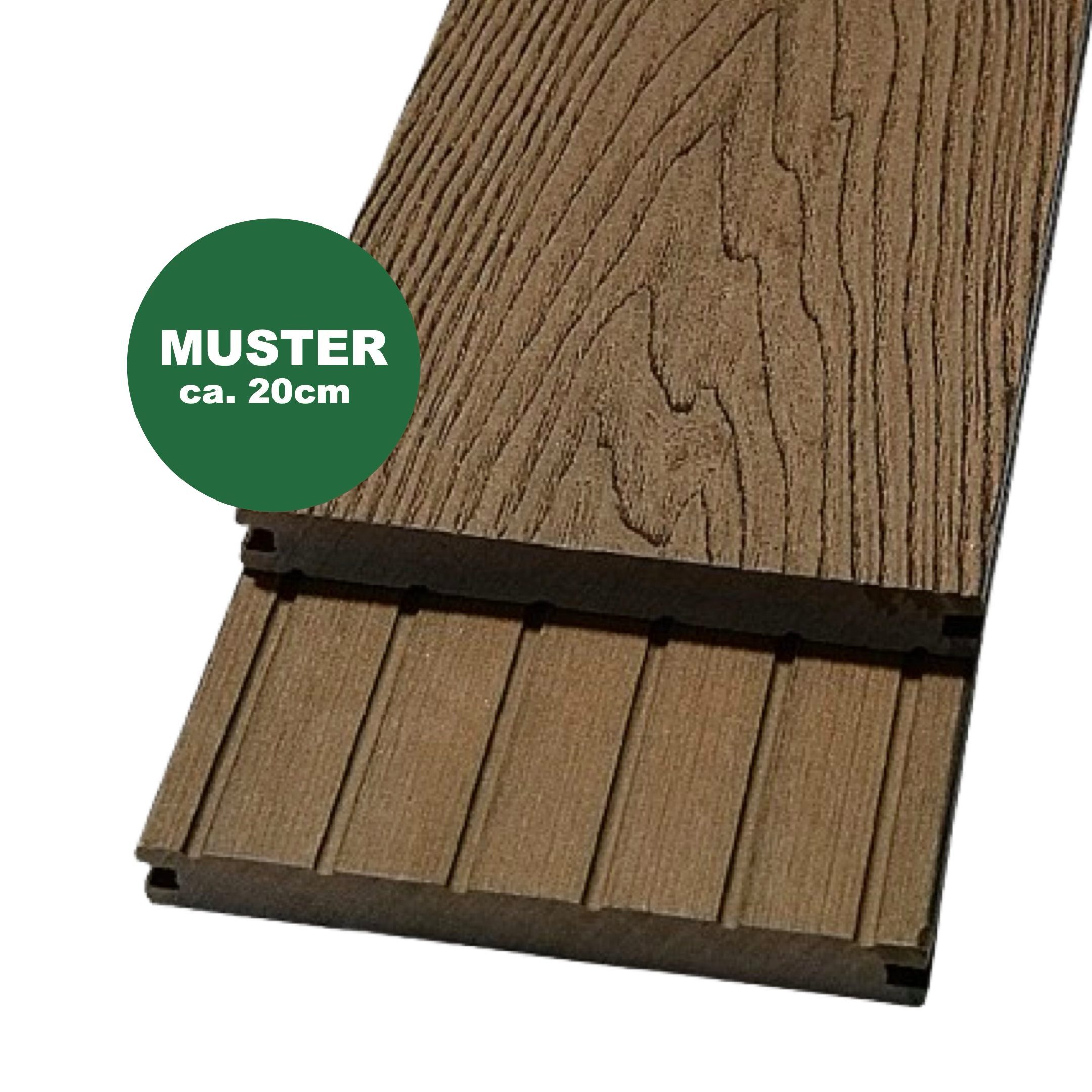 Woodstore24 Terrassendielen WoodoMalta WPC Massivdiele in Holzoptik für den günstig online kaufen