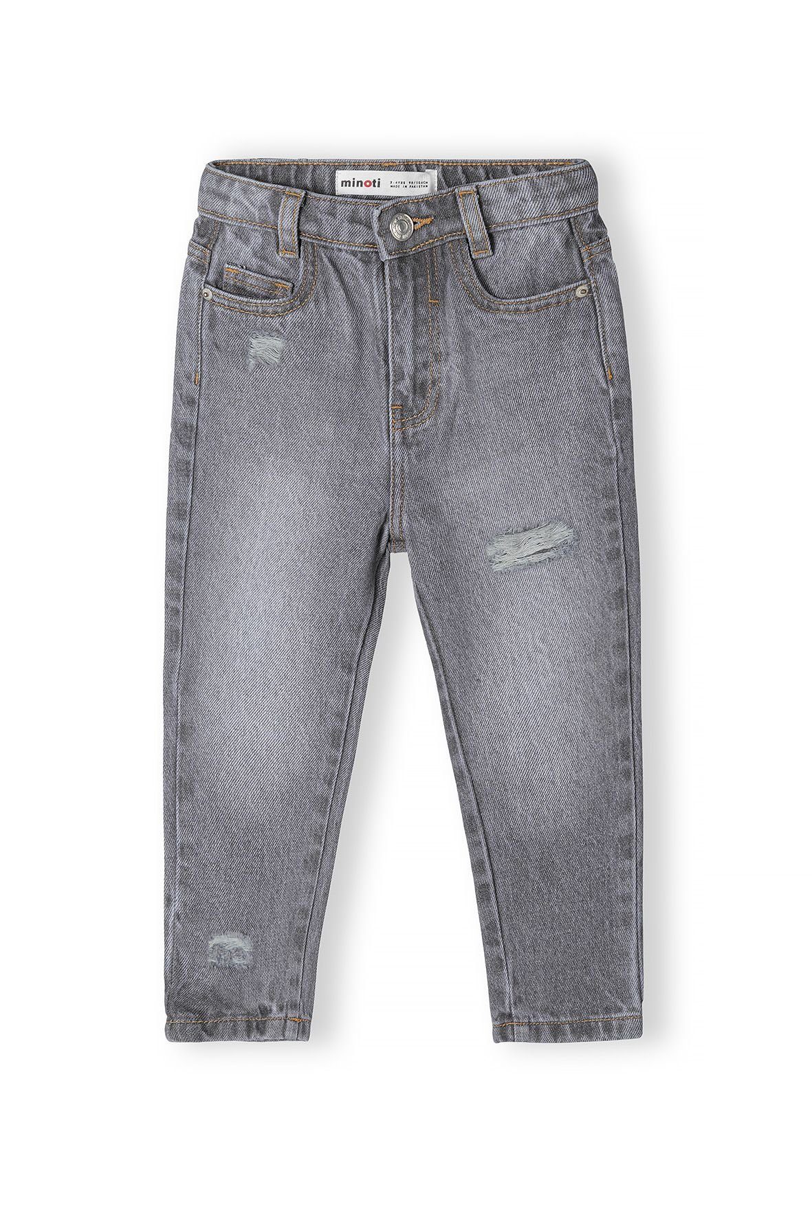 MINOTI Mom-Jeans mit bequemen Bein (12m-14y) Grau