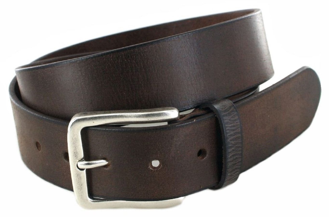 Vanzetti Ledergürtel V4511 Ledergürtel Dunkelbraun