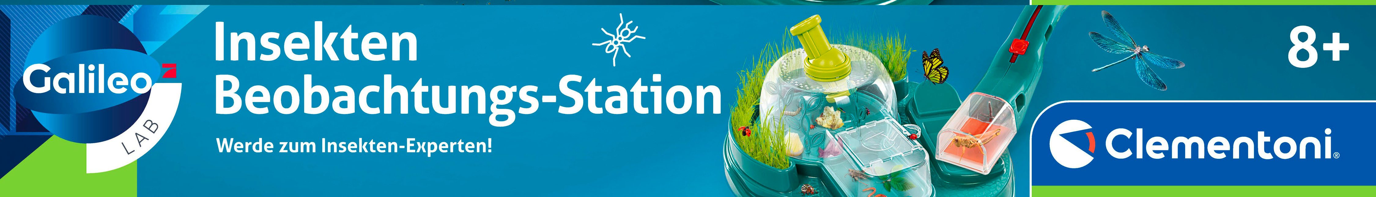 Clementoni® Experimentierkasten Galileo Lab, Insekten Beobachtungs-Station