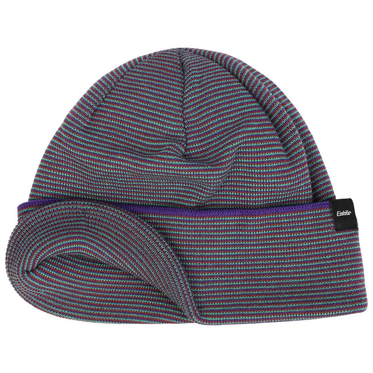 Eisbär Beanie (1-St) Strickmütze mit Umschlag, Made in the EU
