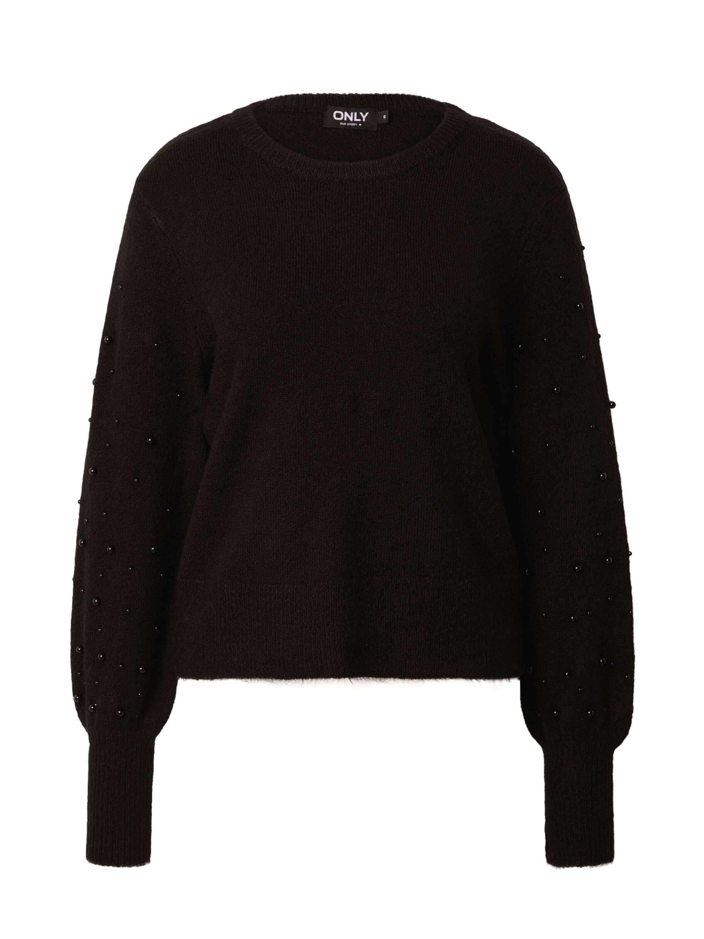 Pullover Mit Perlen H&m H&m Schwarzer Pullover Mit Perlen