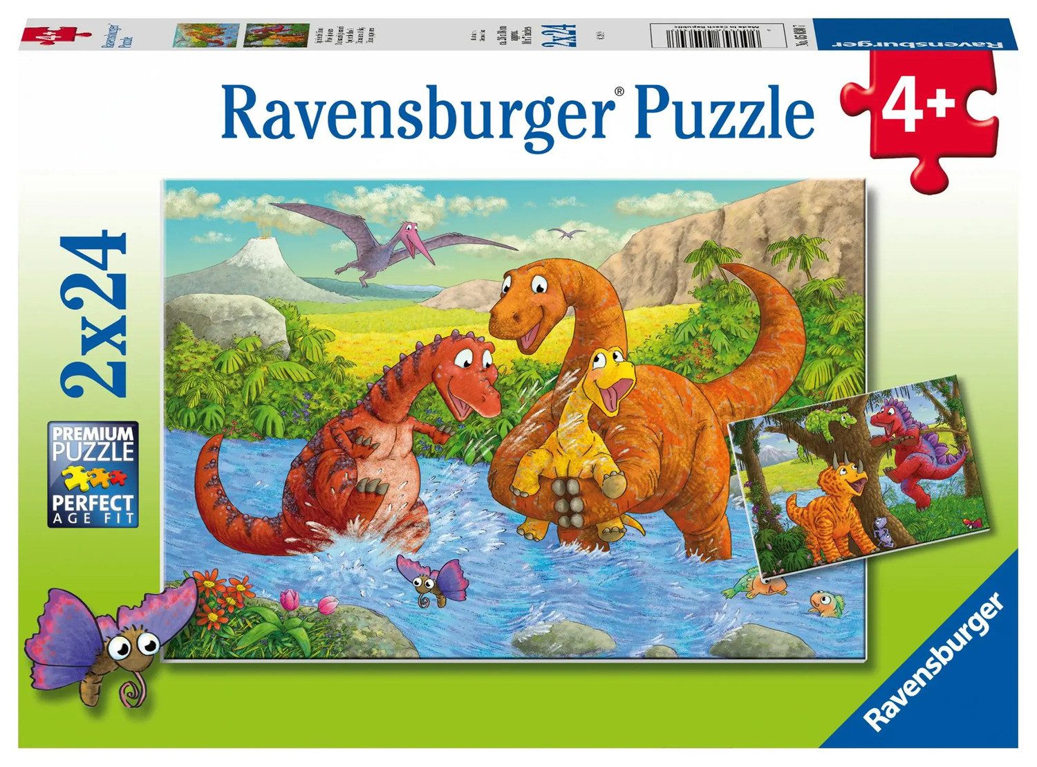 Ravensburger Puzzle Ravensburger Kinderpuzzle - 05030 Spielende Dinos - Puz günstig online kaufen