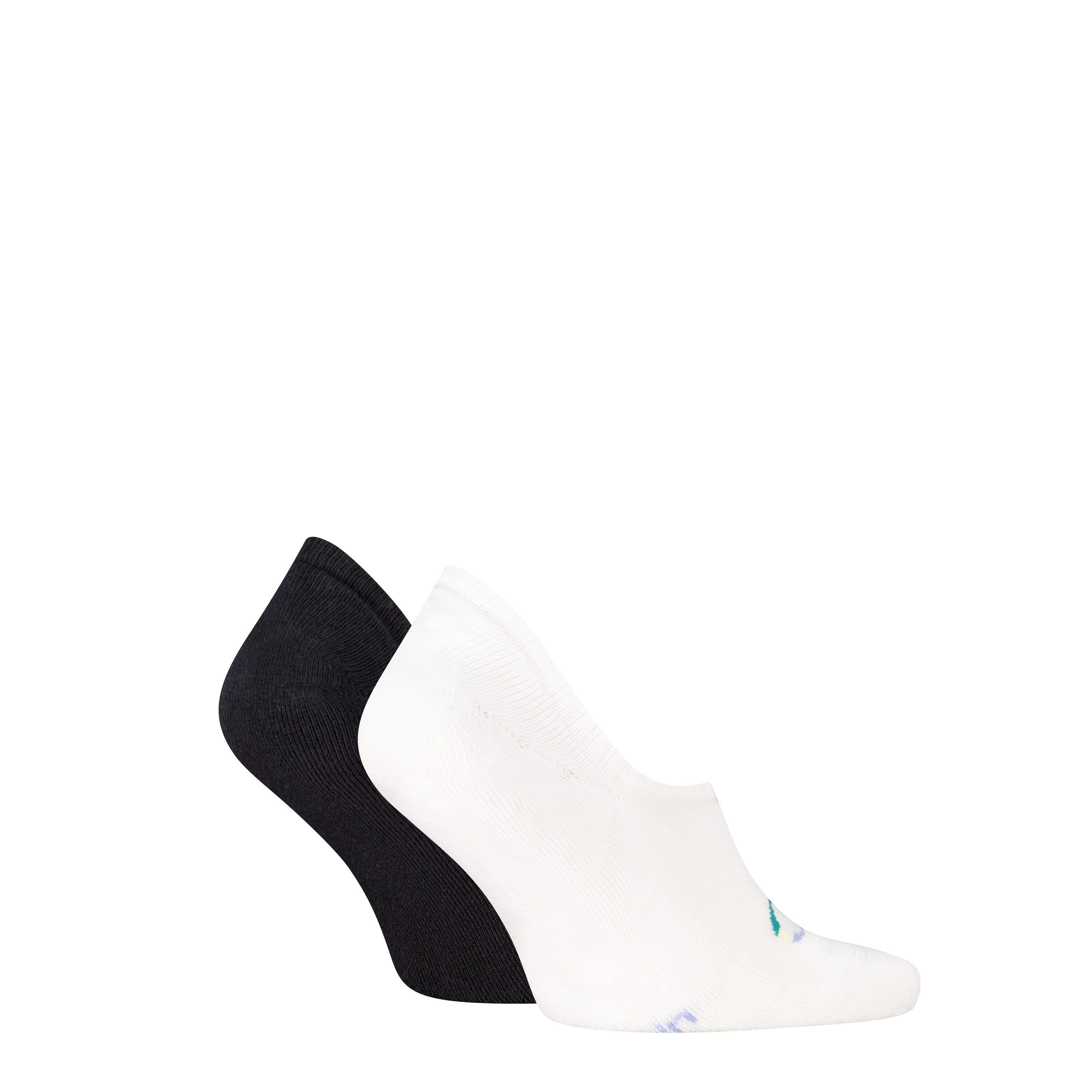 Calvin Klein Jeans Füßlinge CKJ MEN FOOTIE HIGH CUT 2P MONOGRAM (2-Paar, 2 Paar) hoch geschnittene Silhouette, Cotton-Mix