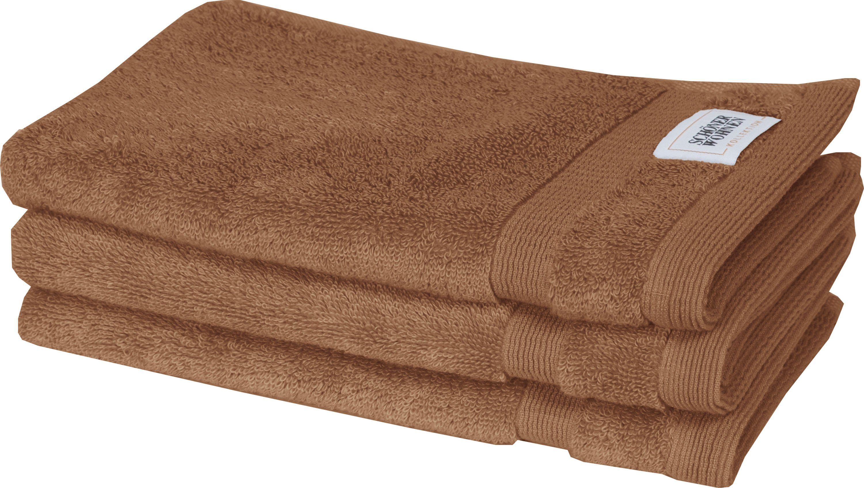 SCHÖNER WOHNEN-Kollektion Gästehandtuch Cuddly, Frottier (3-St), günstig online kaufen