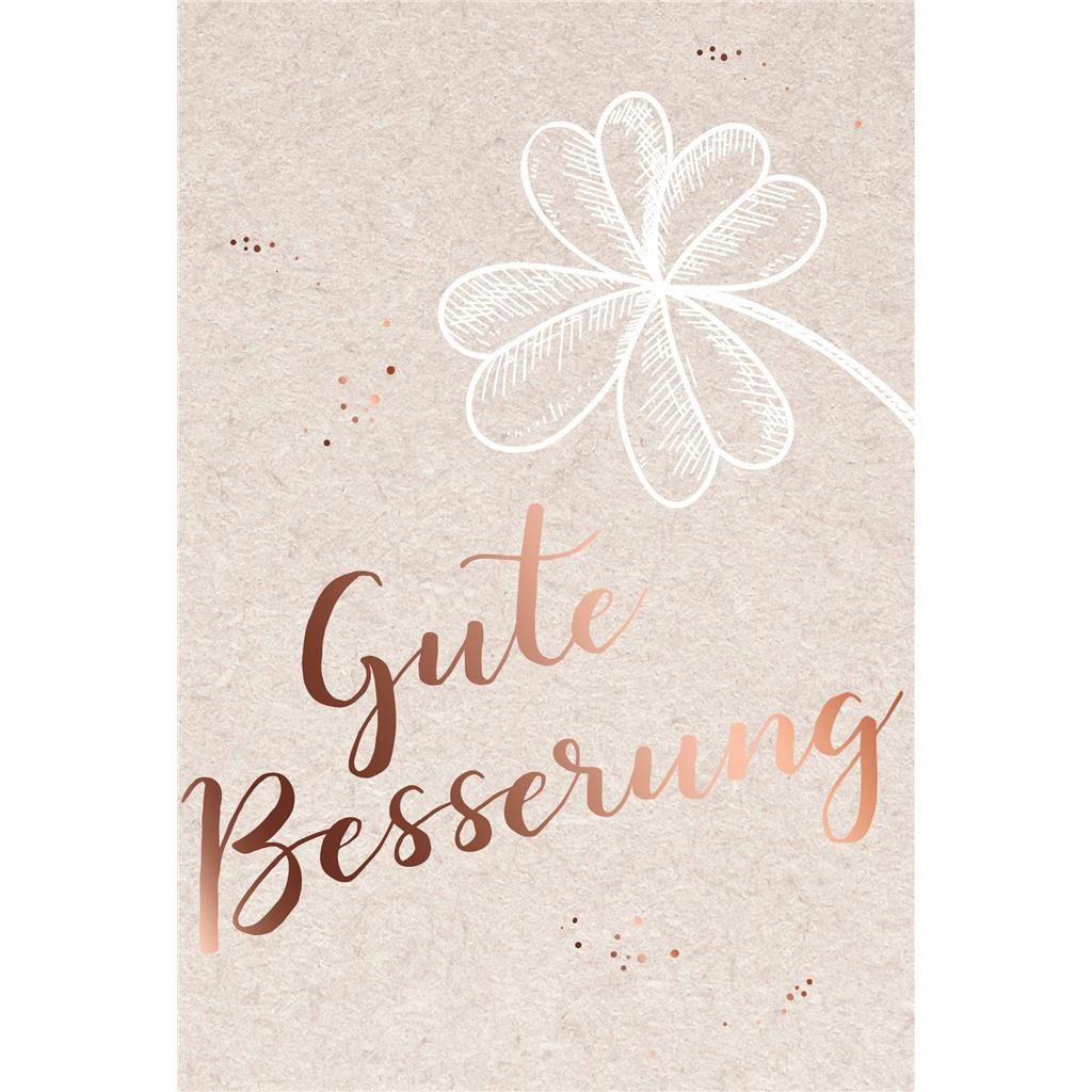 Grußkarten Genesung  Gute Besserung - Glückwunschkarte im Format 11,5 x 17 cm