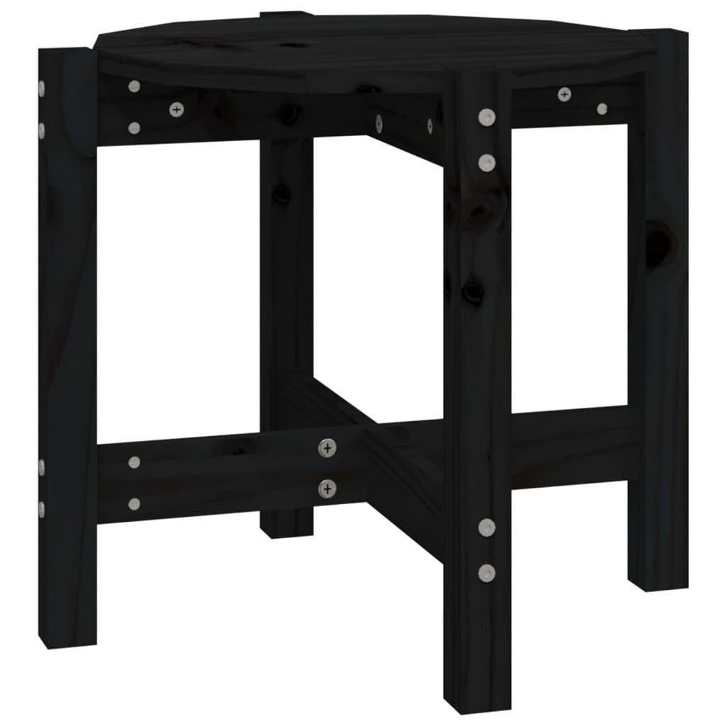 vidaXL Couchtisch Couchtisch Schwarz Ø 52,5x45 günstig online kaufen
