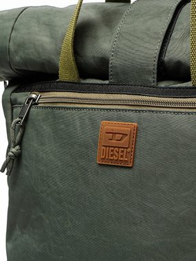 Diesel Freizeitrucksack Tragerucksack mit Rolltop Khaki 15" Notebookfach - BENTU