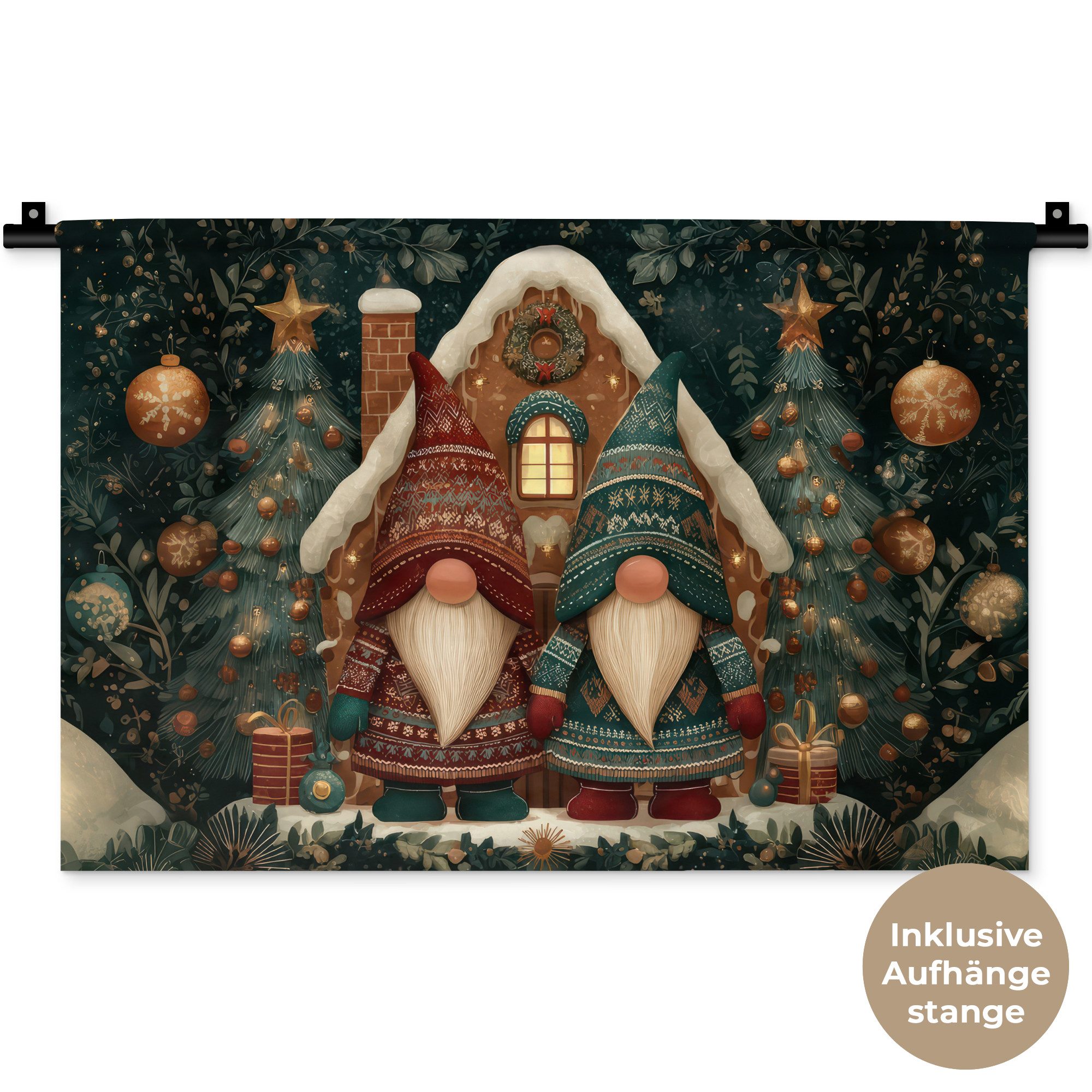 MuchoWow Wandteppich, Rechteckig, Höhe: 3 mm, Wandteppich für Wohnzimmer, Schlafzimmer, 60x40 cm