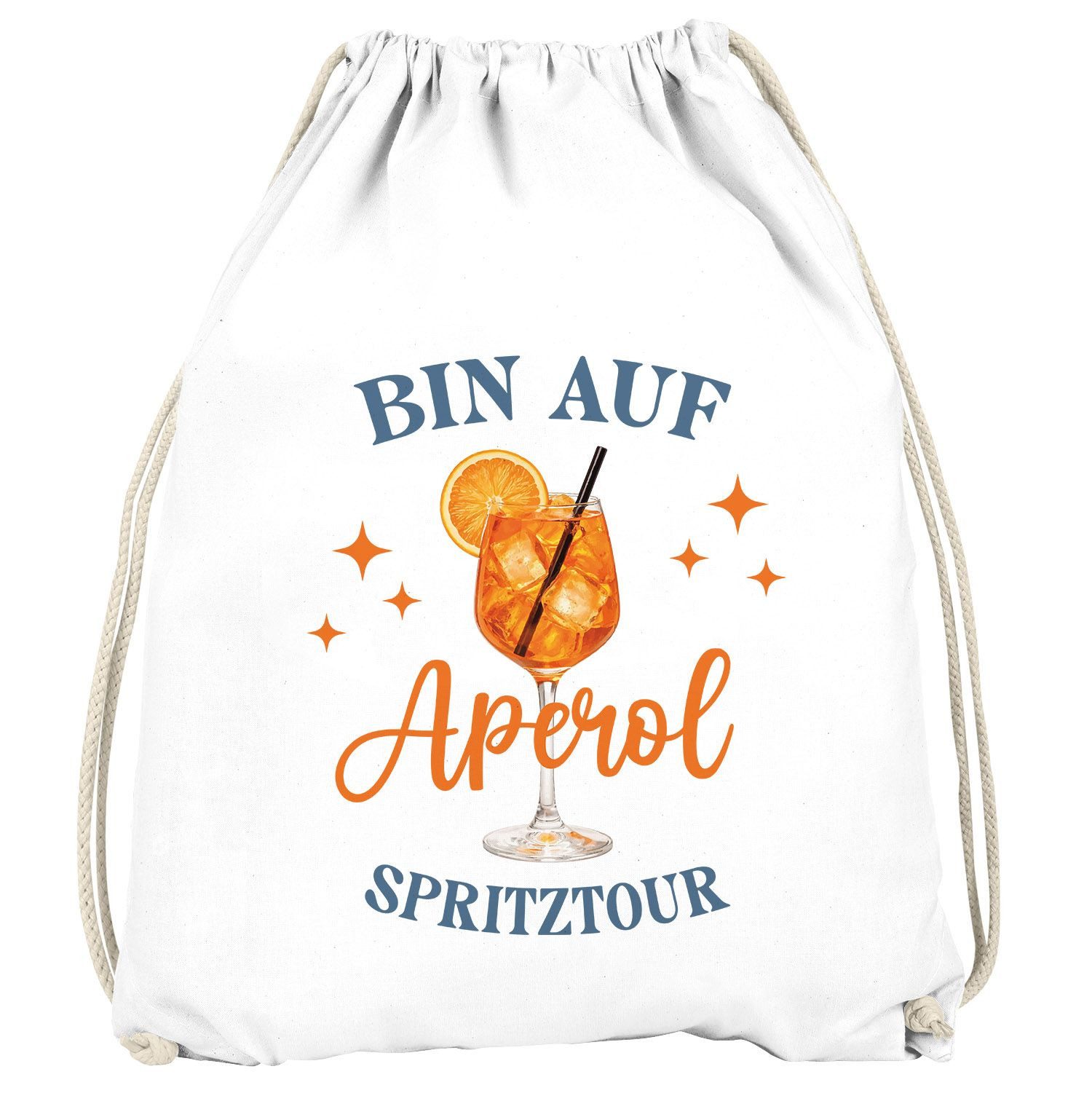 Turnbeutel Turnbeutel Spruch Lustig - Bin auf Spritztour - Gruppenoutfit Gadget