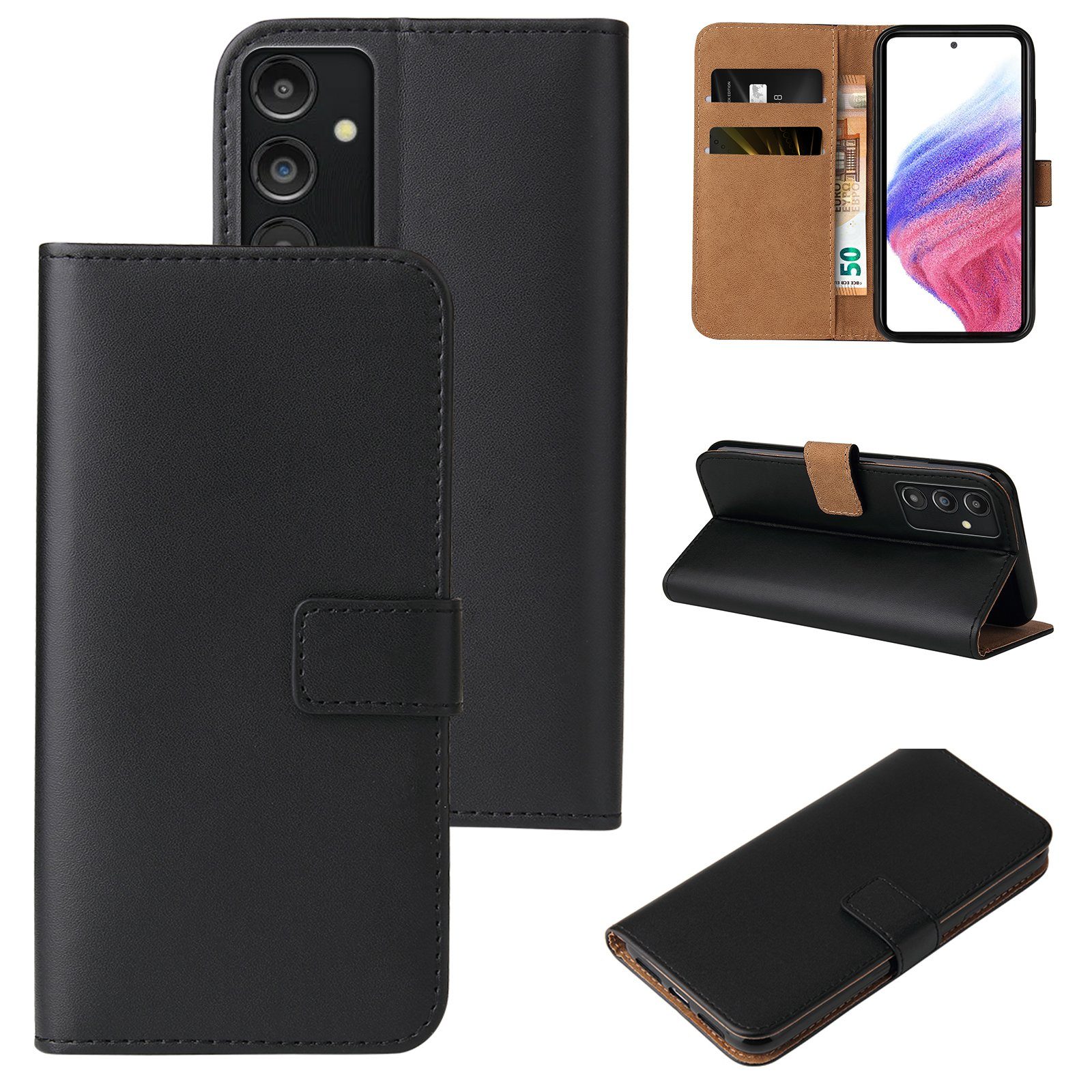Tec-Expert Handyhülle Klapp Hülle für Samsung Galaxy A54 5G 6.4 Zoll, 6.4, Flip Case für Samsung Galaxy A54 5G
