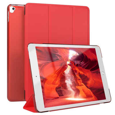 EAZY CASE Tablet-Hülle Smart Case für iPad 10,2" 7. / 8. / 9. Generation 10,2 Zoll, Tablettasche Etui Bookcase Flipcover stoßfest Slim Schutztasche Rot