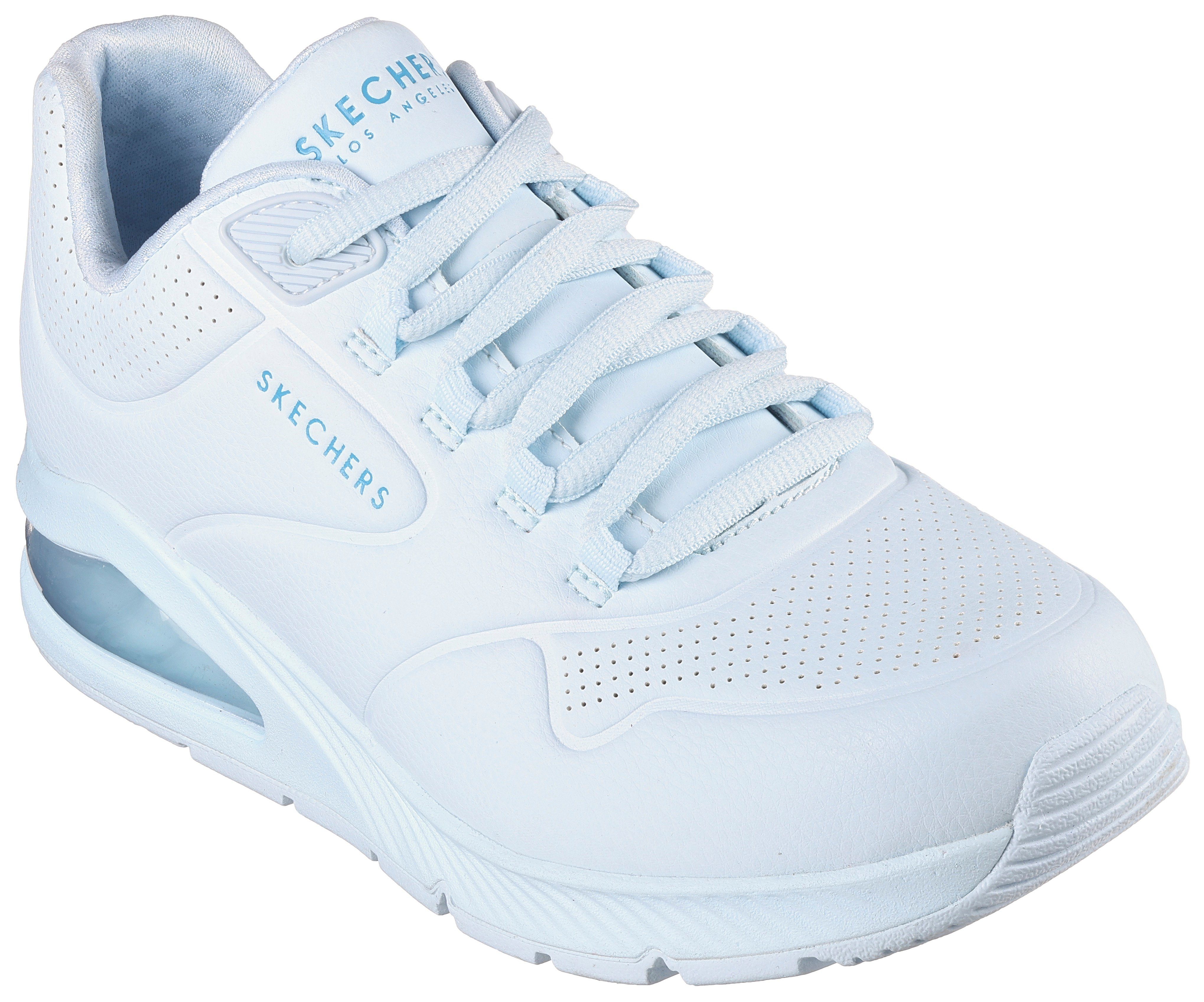 Skechers UNO 2 Sneaker in zarten Pastellfarben, Freizeitschuh, Halbschuh, Schnürschuh